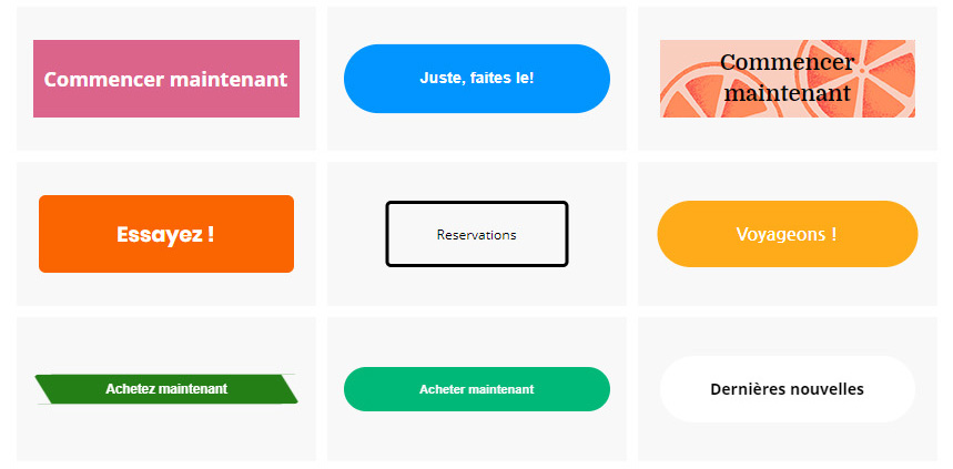 Module Boutons-2 SiteBuilder Pro