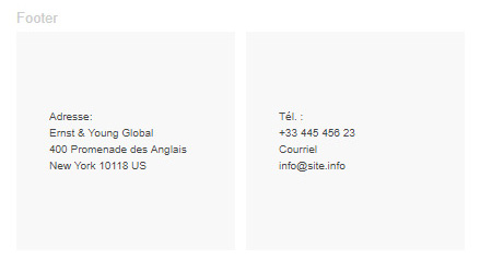 Module Texte-2 SiteBuilder Pro