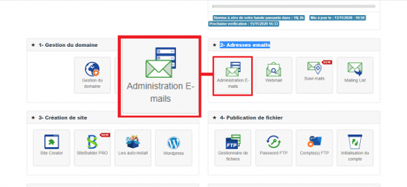 créer une adresse email pro