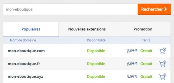 e-boutique Prestashop