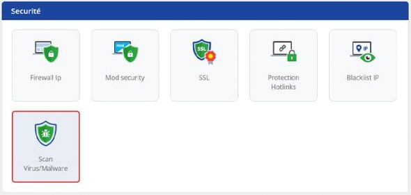 Scan virus malware