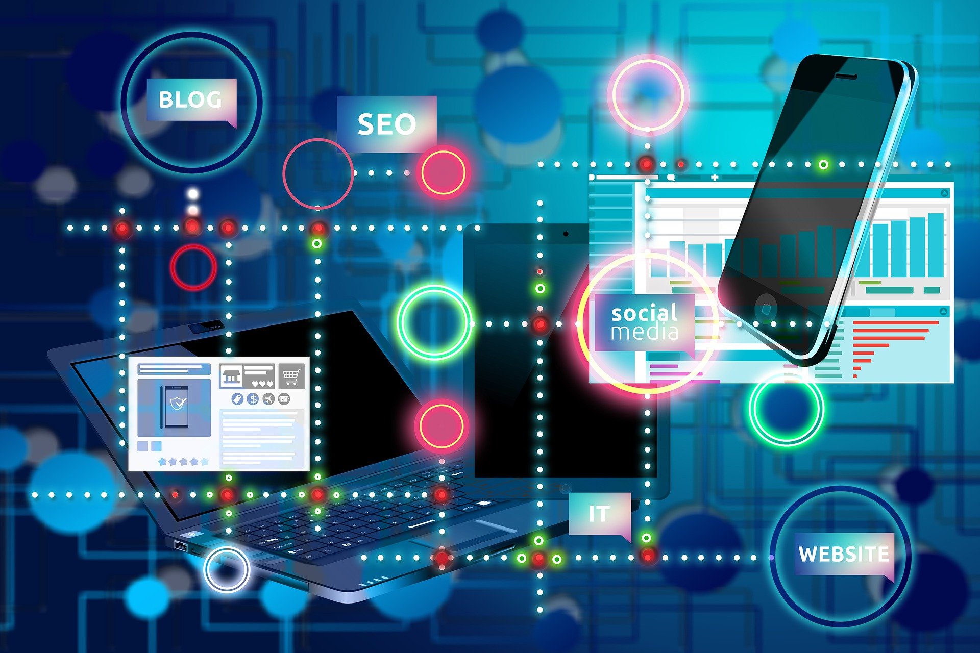 Connecter ses réseaux sociaux après l'achat de son nom de domaine