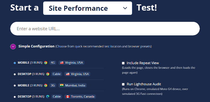 WebPageTest