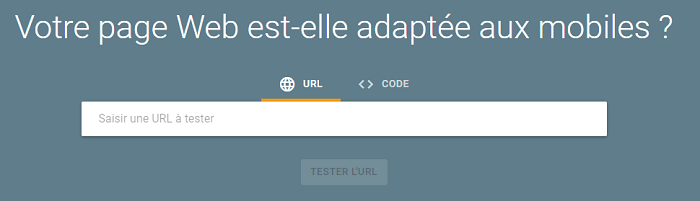 site web adapté aux appareils mobiles