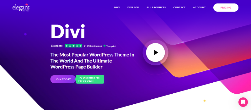 thème WordPress Divi rapide