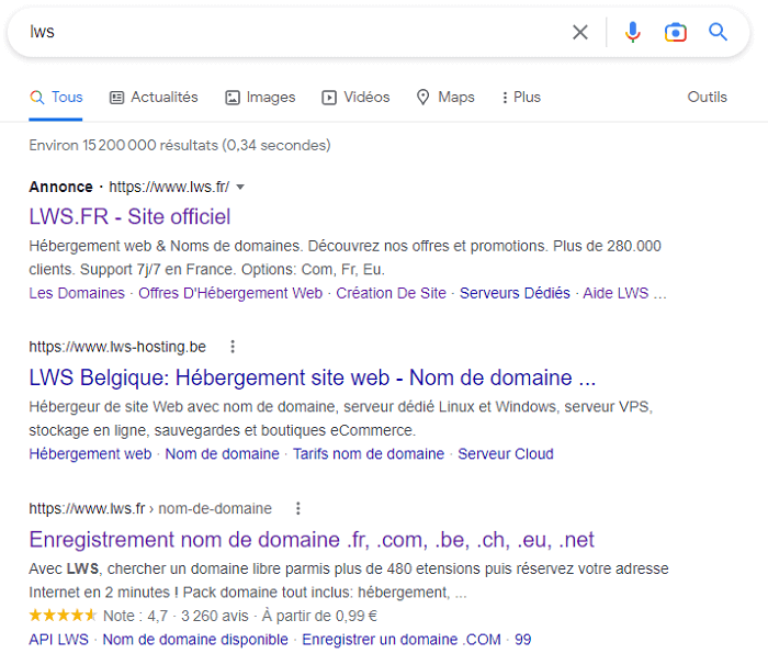 création d'un site internet