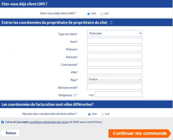 acheter un nom de domaine