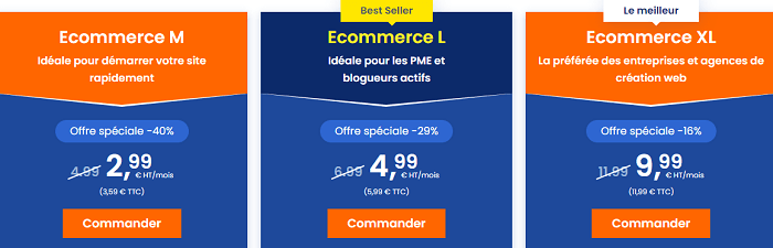 hébergement PrestaShop
