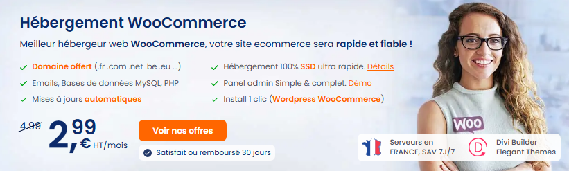 Hébergement WooCommerce LWS
