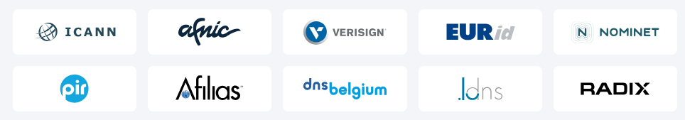 LWS - meilleur registrar en France, accrédité par de nombreux registres