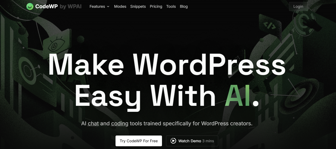 CodeWP générateur de code IA dédié aux développeurs WordPress CodeWP - générateur de code IA dédié aux développeurs WordPress