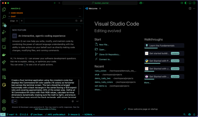 Amazon Q Developer Génération de code depuis votre IDE préféré Amazon Q Developer - Génération de code depuis votre IDE préféré