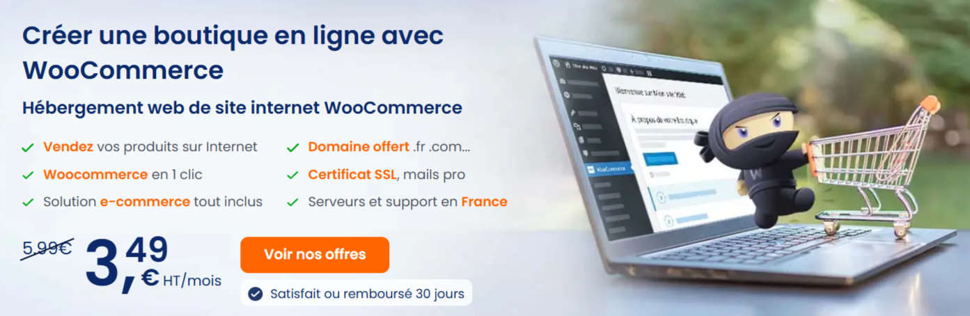 Hébergement WooCommerce Hébergement WooCommerce LWS pour une boutique en ligne performante