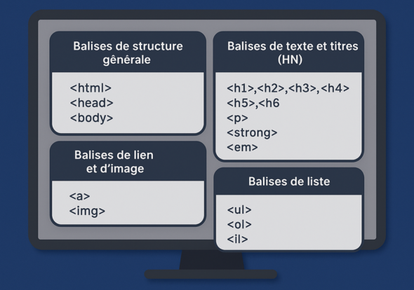 Balisage HTML - les principales balises