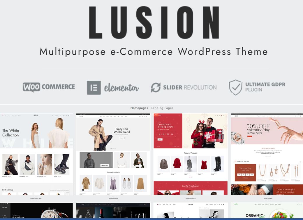 Lusion – un thème WooCommerce premium, polyvalent et responsive Lusion – un thème WooCommerce premium, polyvalent et responsive