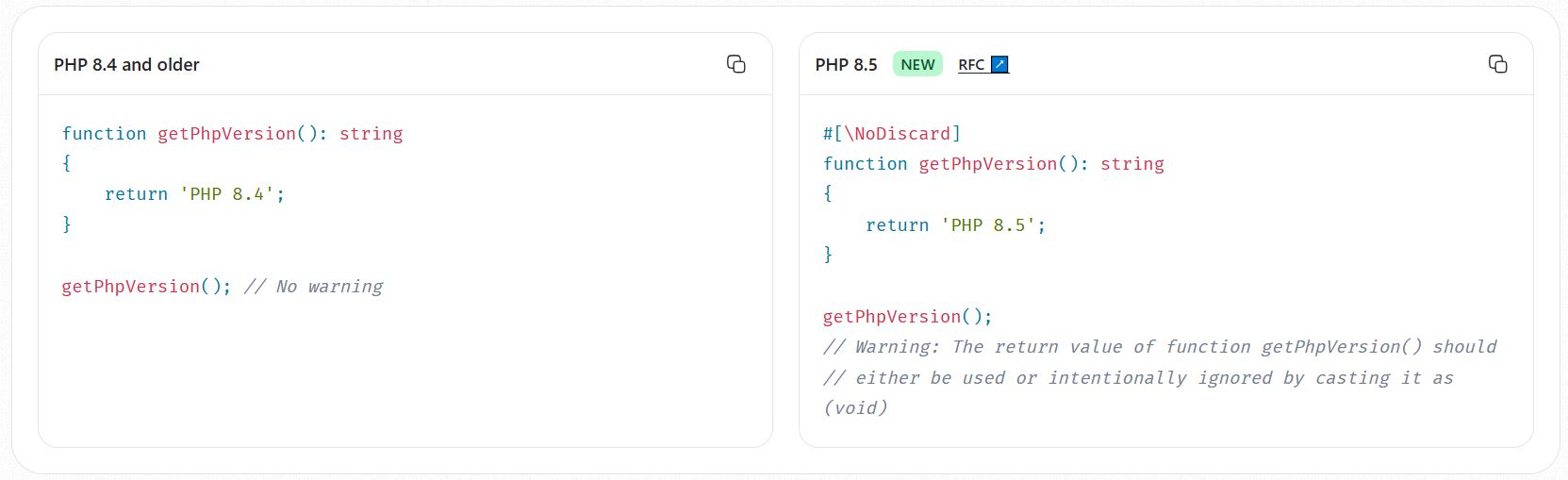 PHP 8.5 Améliorations syntaxiques et de rigueur PHP 8.5 - Améliorations syntaxiques et de rigueur